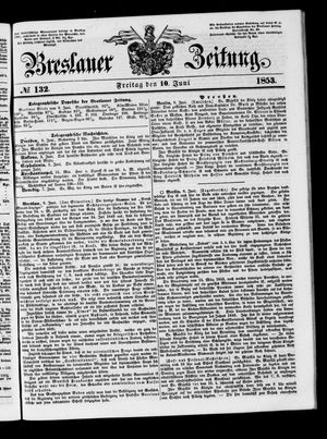 Breslauer Zeitung vom 10.06.1853