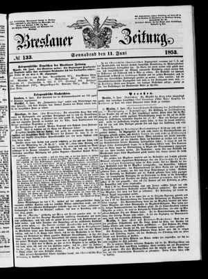 Breslauer Zeitung vom 11.06.1853