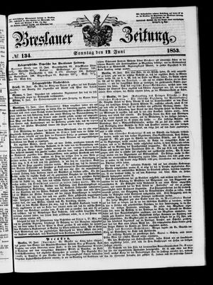 Breslauer Zeitung vom 12.06.1853