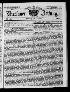 Breslauer Zeitung vom 14.06.1853
