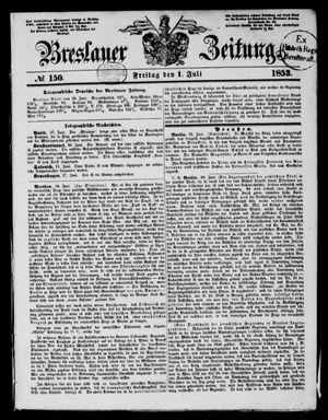 Breslauer Zeitung vom 01.07.1853
