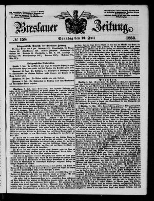 Breslauer Zeitung on Jul 10, 1853