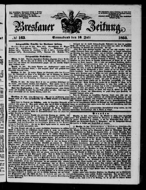 Breslauer Zeitung vom 16.07.1853