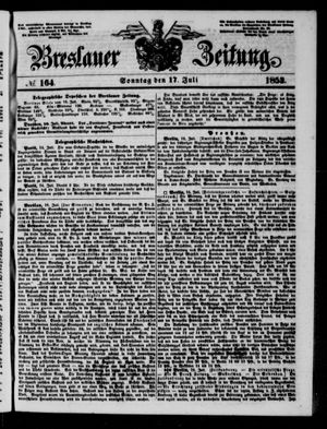 Breslauer Zeitung vom 17.07.1853