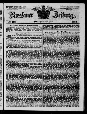 Breslauer Zeitung vom 22.07.1853
