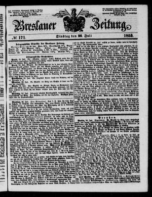 Breslauer Zeitung vom 26.07.1853