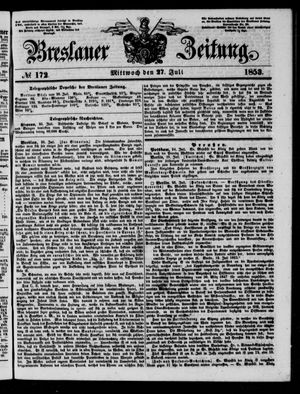 Breslauer Zeitung on Jul 27, 1853