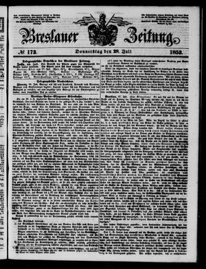 Breslauer Zeitung vom 28.07.1853
