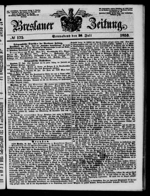 Breslauer Zeitung vom 30.07.1853