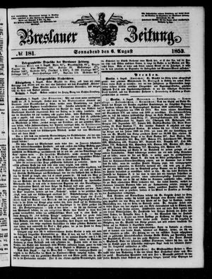 Breslauer Zeitung vom 06.08.1853