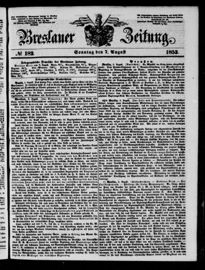 Breslauer Zeitung vom 07.08.1853