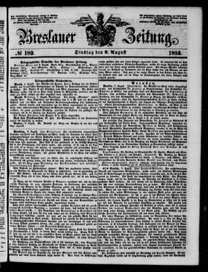 Breslauer Zeitung on Aug 9, 1853