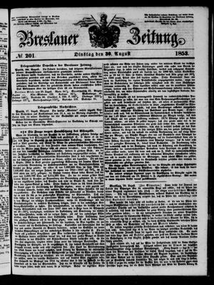 Breslauer Zeitung vom 30.08.1853