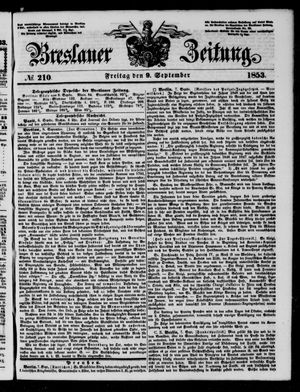 Breslauer Zeitung on Sep 9, 1853