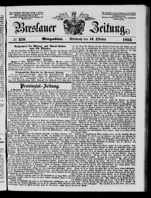 Breslauer Zeitung vom 19.10.1853