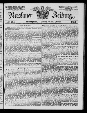 Breslauer Zeitung vom 21.10.1853