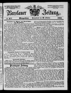 Breslauer Zeitung on Oct 29, 1853