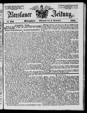 Breslauer Zeitung on Nov 2, 1853