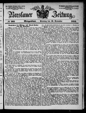 Breslauer Zeitung vom 13.11.1853