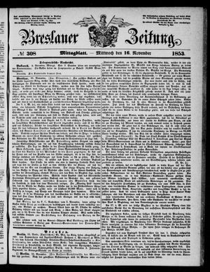 Breslauer Zeitung on Nov 16, 1853