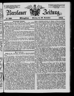 Breslauer Zeitung on Nov 28, 1853