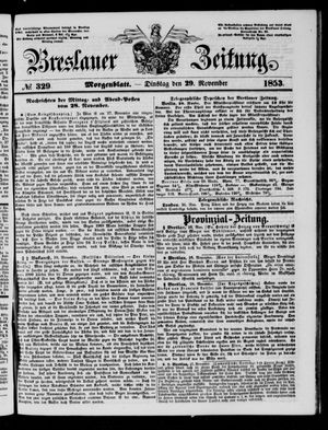 Breslauer Zeitung vom 29.11.1853