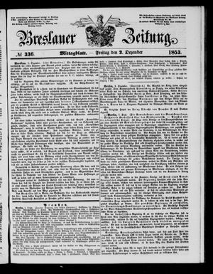 Breslauer Zeitung on Dec 2, 1853