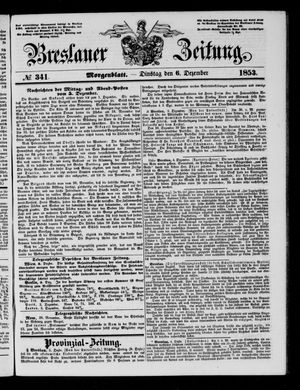 Breslauer Zeitung vom 06.12.1853
