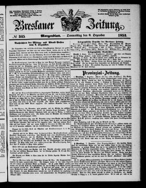 Breslauer Zeitung on Dec 8, 1853