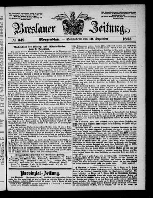 Breslauer Zeitung vom 10.12.1853