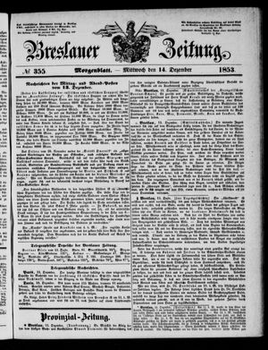 Breslauer Zeitung vom 14.12.1853
