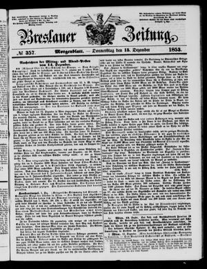 Breslauer Zeitung on Dec 15, 1853