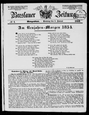Breslauer Zeitung vom 01.01.1854