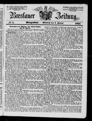 Breslauer Zeitung vom 04.01.1854