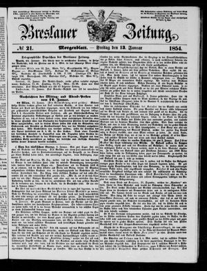 Breslauer Zeitung vom 13.01.1854