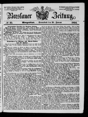 Breslauer Zeitung vom 21.01.1854