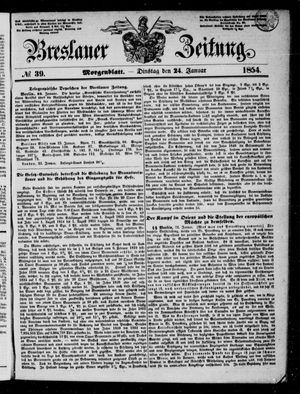 Breslauer Zeitung on Jan 24, 1854