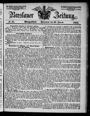 Breslauer Zeitung vom 28.01.1854
