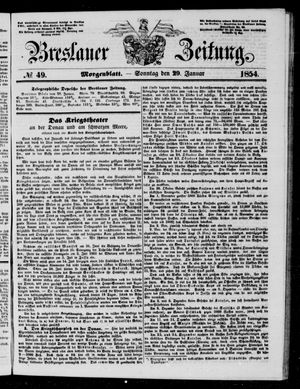 Breslauer Zeitung on Jan 29, 1854