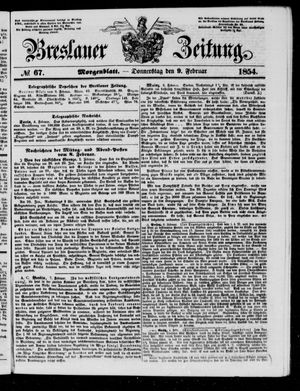 Breslauer Zeitung vom 09.02.1854