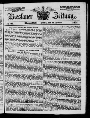 Breslauer Zeitung on Feb 21, 1854