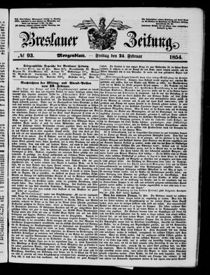 Breslauer Zeitung on Feb 24, 1854