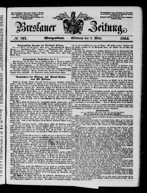 Breslauer Zeitung vom 01.03.1854