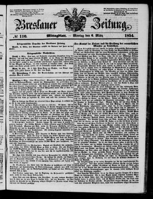 Breslauer Zeitung on Mar 6, 1854