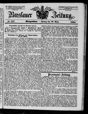 Breslauer Zeitung vom 10.03.1854