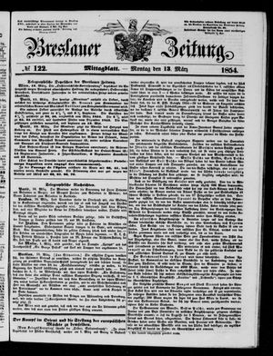 Breslauer Zeitung on Mar 13, 1854