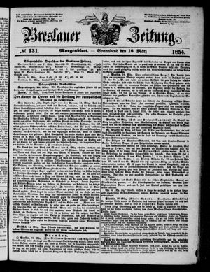 Breslauer Zeitung vom 18.03.1854