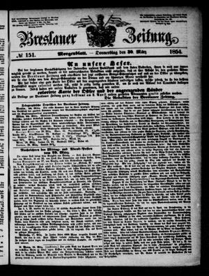 Breslauer Zeitung on Mar 30, 1854
