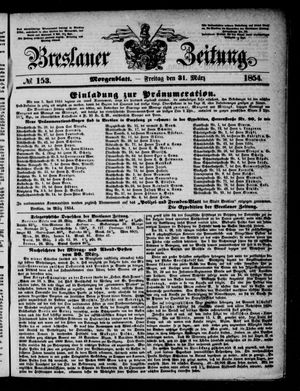 Breslauer Zeitung vom 31.03.1854