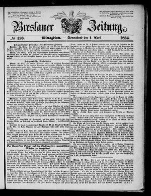Breslauer Zeitung on Apr 1, 1854
